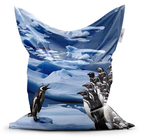 Sablio Sedací vak Tučniaci - 150x100 cm