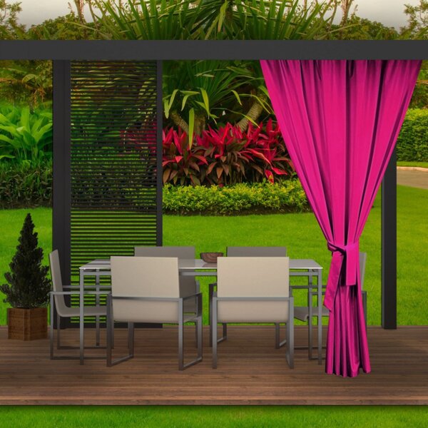 Záhradný záves do altánku MIG34 fuchsia Farba Fuchsia Rozmery 155x180 cm