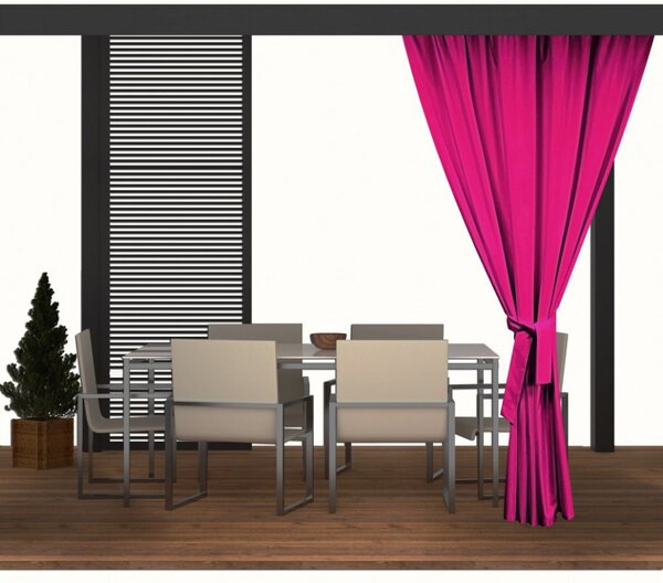 Záhradný záves do altánku MIG34 fuchsia Farba Fuchsia Rozmery 155x180 cm