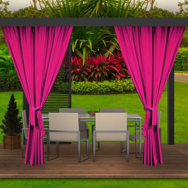 Záhradný záves do altánku MIG34 fuchsia Farba Fuchsia Rozmery 155x180 cm