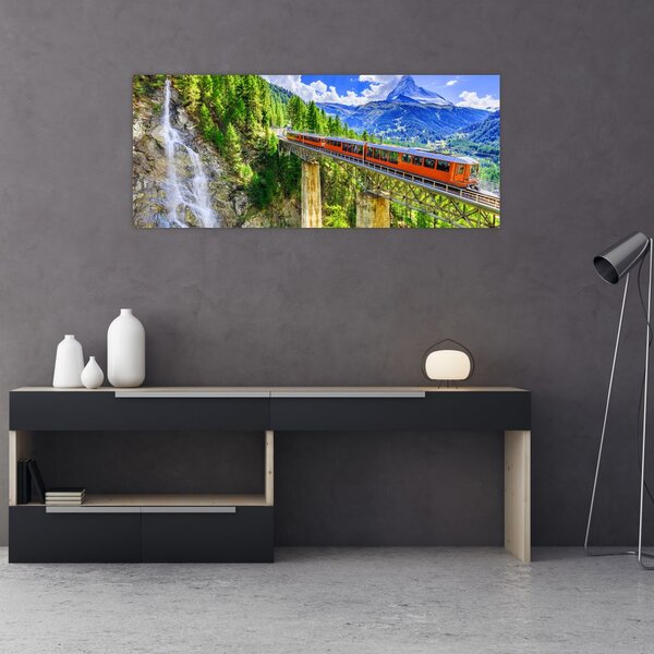 Obraz - Matterhorn, Zermatt, Valais, Švajčiarsko (120x50 cm)