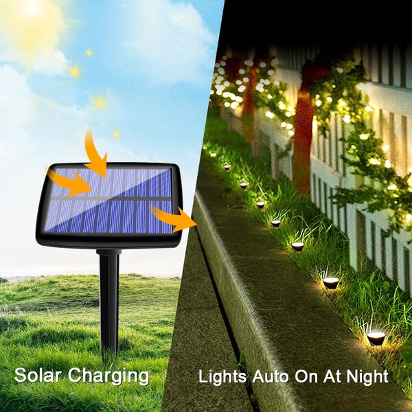Bezdoteku LEDsolar vonkajšie svetlo na osvetlenie cesty, 10 LED, bezdrôtové, iPRO, 0,5W, teplá farba