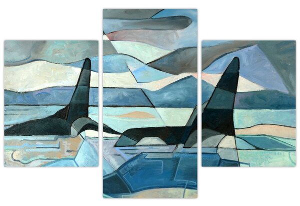 Obraz - Kosatky (90x60 cm)