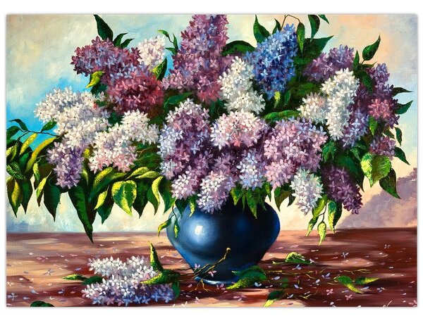 Obraz - Kytica orgovánu (70x50 cm)