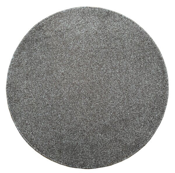 Vopi, Kusový koberec Apollo Soft hnedý kruh, 80x80 (priemer) kruh, hnedá, chodba / predsieň