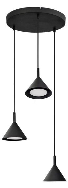 Luster na lanku ETNA 3xGX53/10W/230V čierna