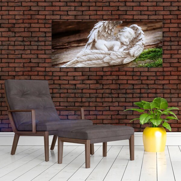 Obraz - Spiaci anjelik (120x50 cm)