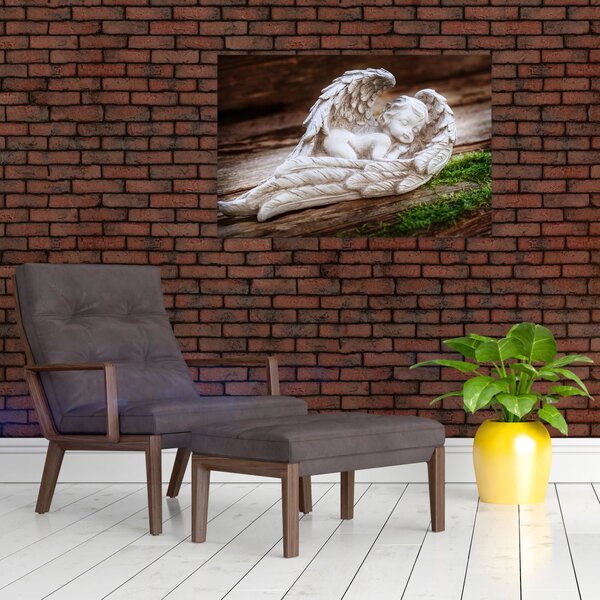 Obraz - Spiaci anjelik (90x60 cm)