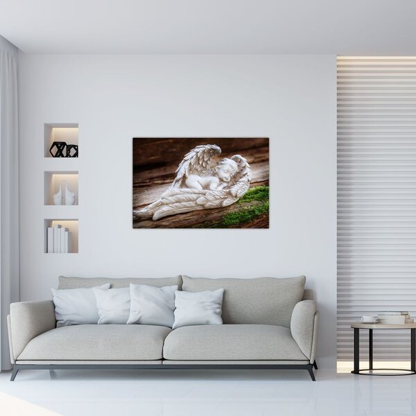 Obraz - Spiaci anjelik (90x60 cm)
