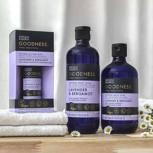 Vonný sprej na vankúš Goodness Sleep Lavender/Bergamot 100 ml