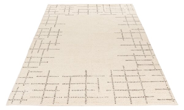 Obsession , Ručne tkaný kusový koberec My Freya 271 cream, 80x150, biela, obývacia izba