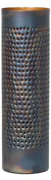 Stolná lampa Forato, výška 42 cm, hnedá farba, kov