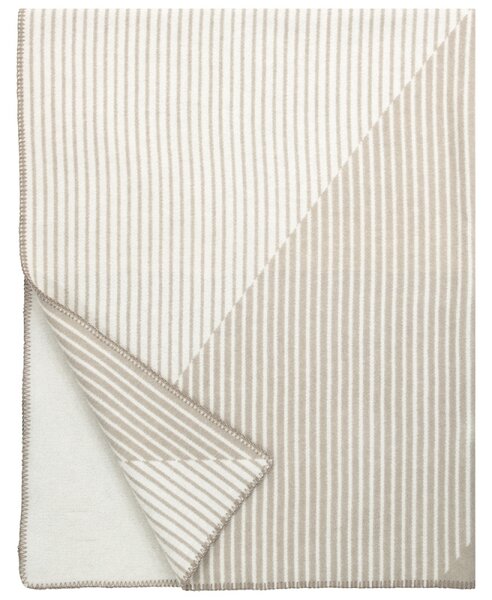 Lapuan Kankurit Vlnená deka Rinne 130x180, béžovo-biela