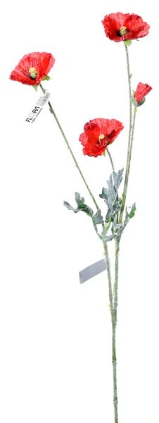 Mak červený umelý kvet