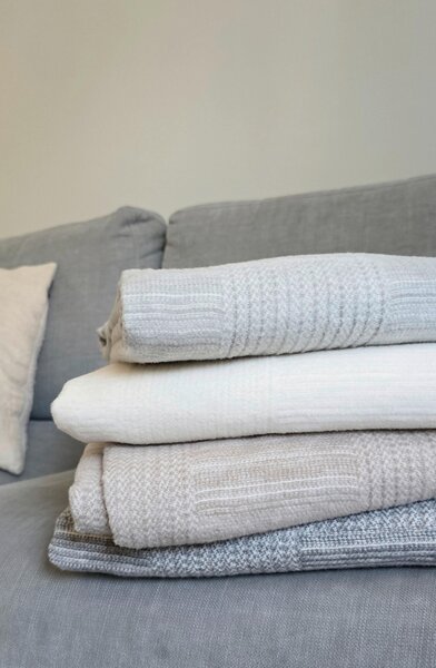 PLÉD, bavlna, 140/200 cm Bio:Vio - Textil do domácnosti