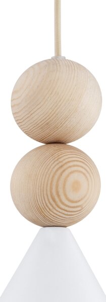 Argon 8632 - Luster na lanku KEGEL 1xE27/15W/230V biela