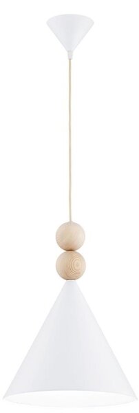 Argon 8632 - Luster na lanku KEGEL 1xE27/15W/230V biela