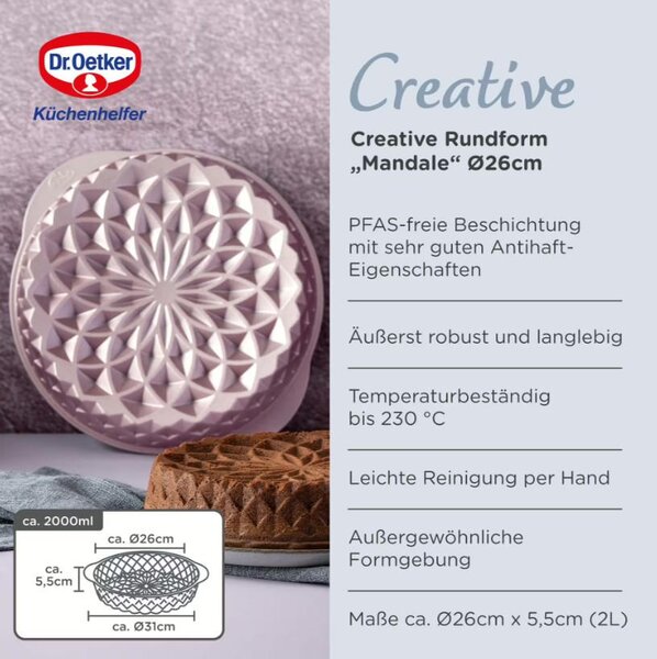 FORMA NA PEČENIE 26 cm Dr.Oetker - Online Only bytové doplnky, Online Only