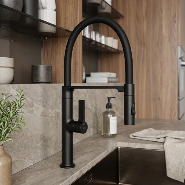 Rea Lago, vysoká drezová batéria, h-510, čierna matná, REA-B9333
