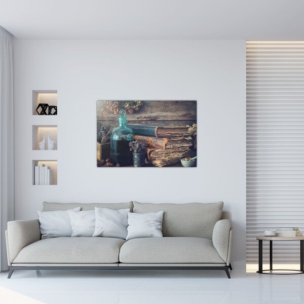 Obraz - Stolík apatykárky (90x60 cm)