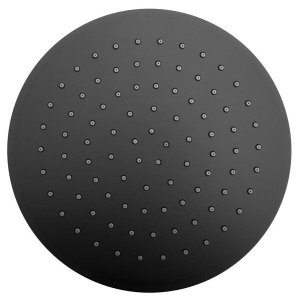 Erga Erga, SLIM sprchová hlavica s priemerom 25cm, čierna matná, ERG-YKA-BP.BRG25-BLK