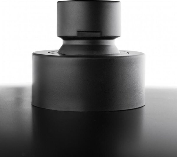 Erga Erga, SLIM sprchová hlavica s priemerom 25cm, čierna matná, ERG-YKA-BP.BRG25-BLK