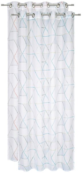 ZÁVES S OČKAMI, polopriehľadné, 140/245 cm Esposa - Záclony & závesy