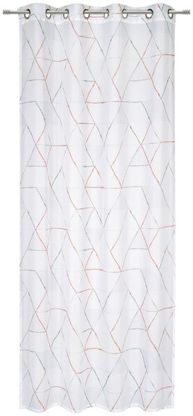 ZÁVES S OČKAMI, polopriehľadné, 140/245 cm Esposa - Záclony & závesy