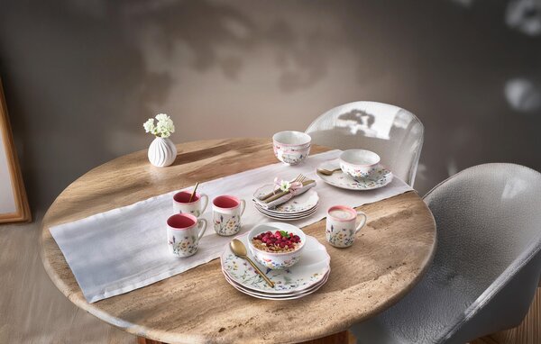 KOMBINOVANÝ SERVIS 16-dielne, nový kostný porcelán (new bone china) keramika Landscape - Jedálenské sety