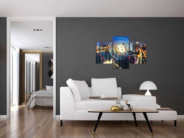 Obraz - Mesto investícií (90x60 cm)