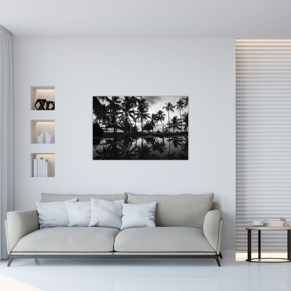 Obraz tropického ostrova (90x60 cm)