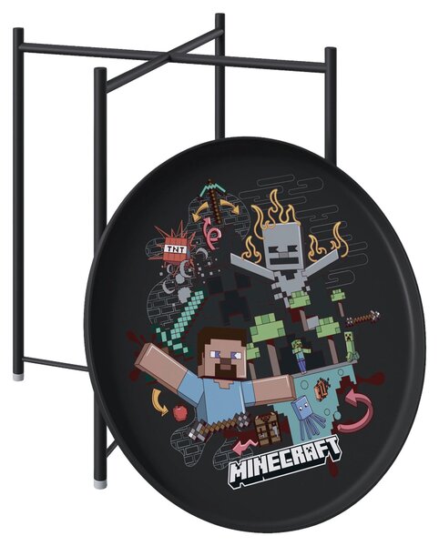 PRÍRUČNÝ STOLÍK, čierna Minecraft - Stolíky do obývačky