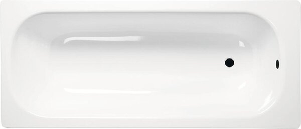 Aqualine Vane - Smaltovaná vaňa 1600 mm × 700 mm × 380 mm, biela V160x70