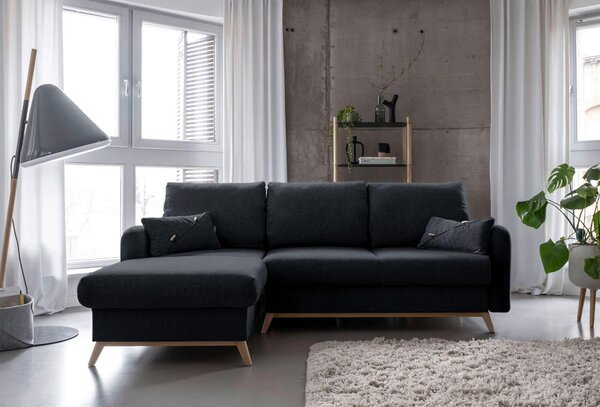 ROHOVÁ SEDAČKA, textil, tmavosivá MID.YOU - Sedačky, Online Only