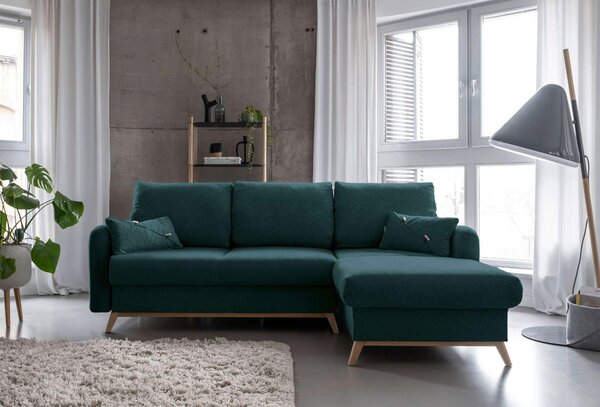 ROHOVÁ SEDAČKA, textil, tyrkysová MID.YOU - Sedačky, Online Only