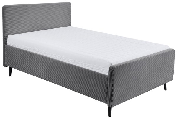 ČALÚNENÁ POSTEĽ, 140/200 cm tmavosivá MID.YOU - Online Only spálne, Online Only