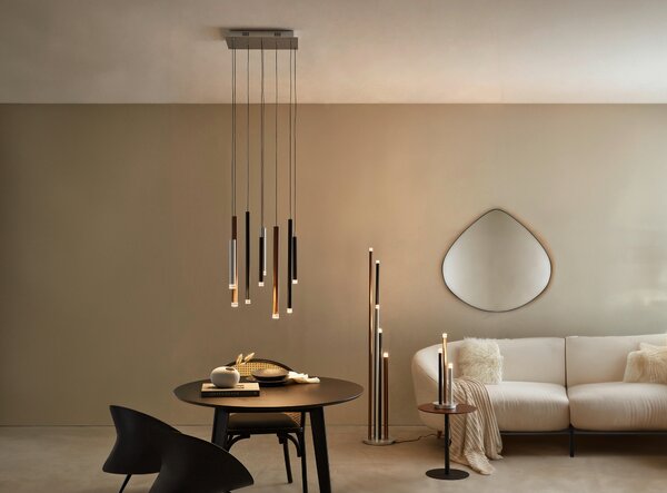 ZÁVESNÉ LED SVIETIDLO, 40/25/180 cm - Interiérové svietidlá