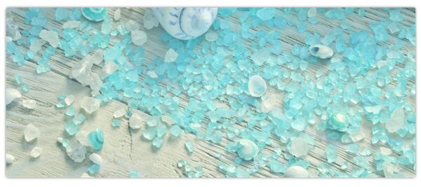 Obraz - Prímorská atmosféra v tyrkysových odtieňoch (120x50 cm)