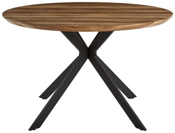 JEDÁLENSKÝ STÔL, čierna, farba duba, 120/120/76 cm MID.YOU - Stoly, Online Only