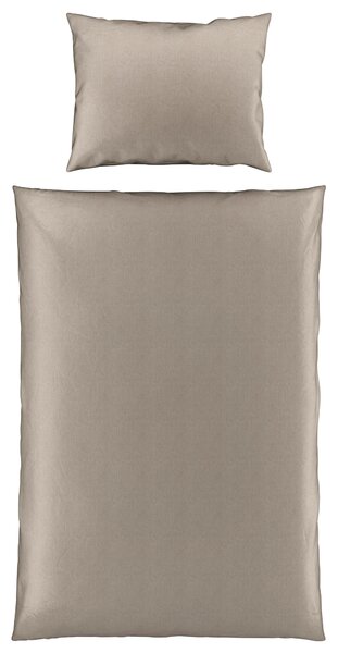 POSTEĽNÁ BIELIZEŇ, satén, taupe, 140/200 cm Novel - Obliečky & plachty