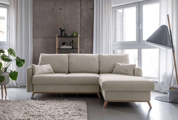 ROHOVÁ SEDAČKA, textil, béžová MID.YOU - Sedačky, Online Only
