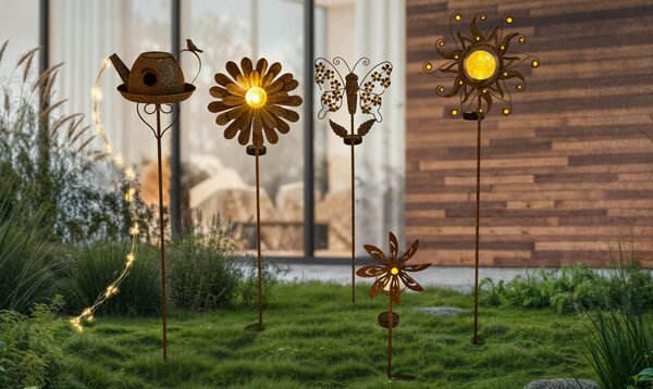 SOLÁRNE SVIETIDLO, 31,5/7,5/91 cm Ambia Garden - Vonkajšie osvetlenie