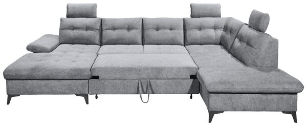 SEDACIA SÚPRAVA, textil, sivá MID.YOU - Sedačky, Online Only