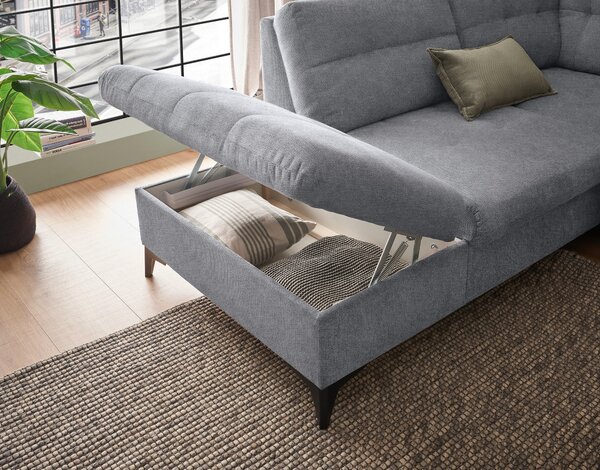 SEDACIA SÚPRAVA, textil, sivá MID.YOU - Sedačky, Online Only