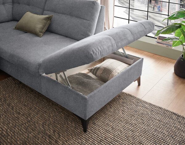 SEDACIA SÚPRAVA, textil, sivá MID.YOU - Sedačky, Online Only