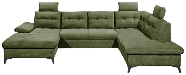 SEDACIA SÚPRAVA, textil, olivovozelená MID.YOU - Sedačky, Online Only