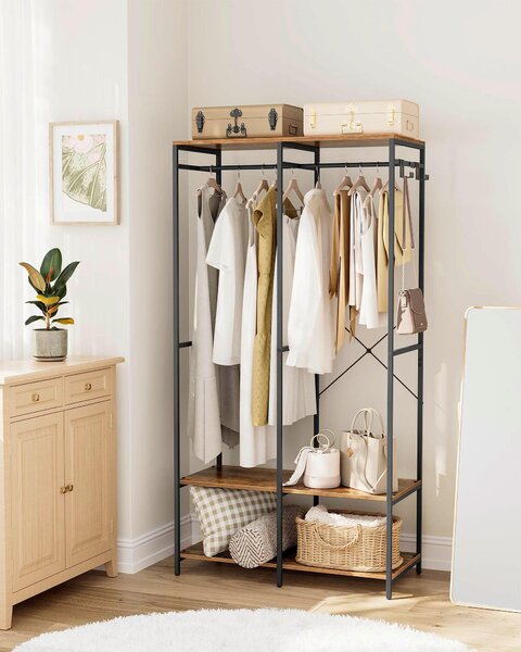 OTVORENÁ ŠATNÍKOVÁ SKRIŇA, 94,5/180/40 cm - Skrine, Online Only