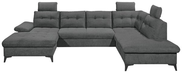 SEDACIA SÚPRAVA, textil, grafitová MID.YOU - Sedačky, Online Only
