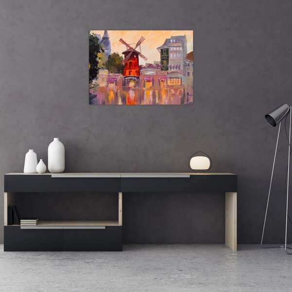 Obraz - Moulin rouge, Paríž, Francúzsko (70x50 cm)