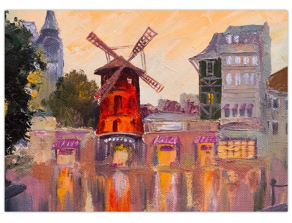 Obraz - Moulin rouge, Paríž, Francúzsko (70x50 cm)